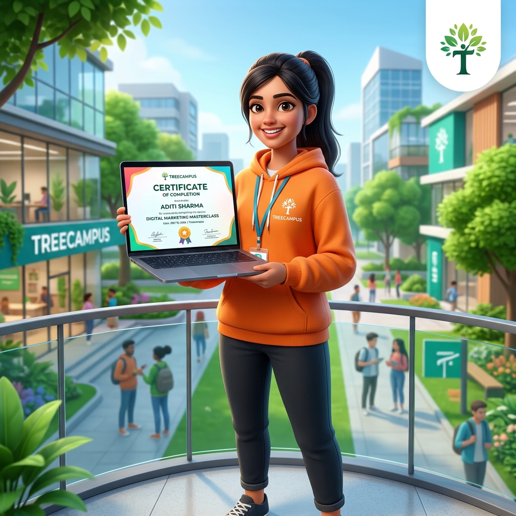 Students learning English online with certificate