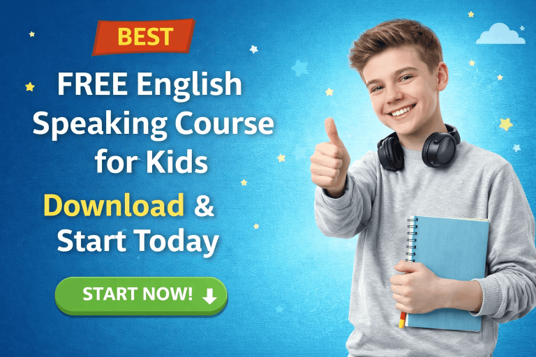 free English-speaking course for kids